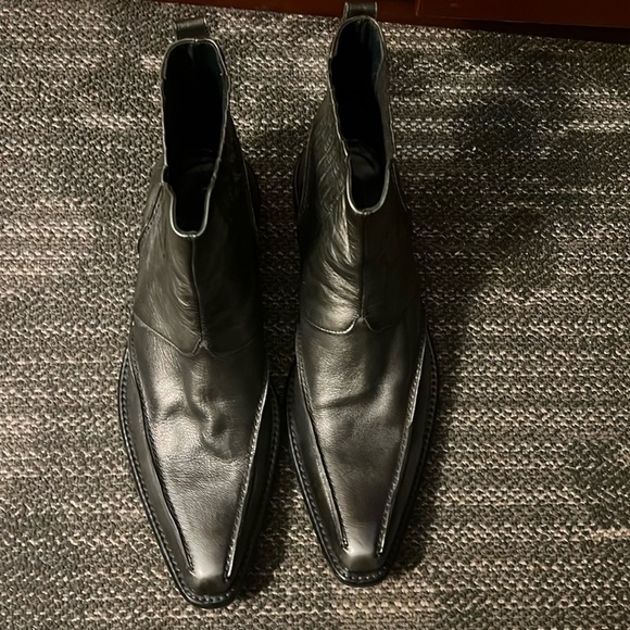Antique Metallic Color Leather Boot Made in Italy ?? main image 6